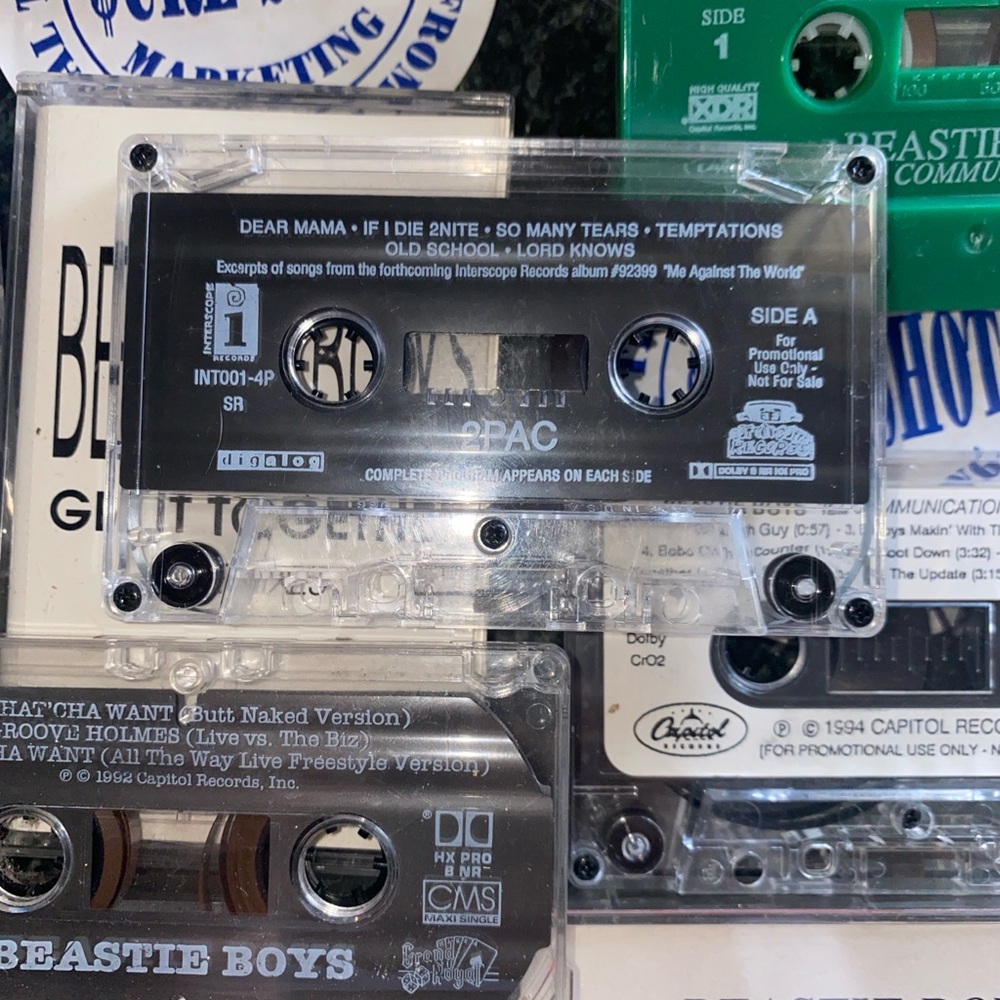 2Pac excerpts from Me Against The World Cassette promo
Very Good Plus (VG+)